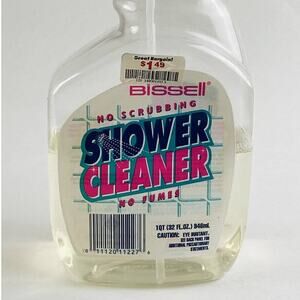 Vintage RARE Bissell No Scrub Shower Cleaner No fumes Move Prop 80s Penn Champ